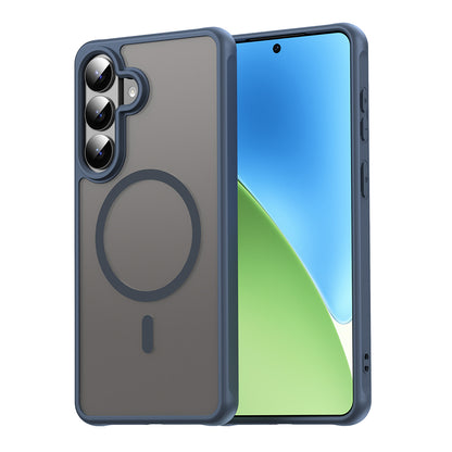 MagSafe-deksel for Samsung Galaxy S26 Plus, Techsuit, HaloFrost II, Marineblå