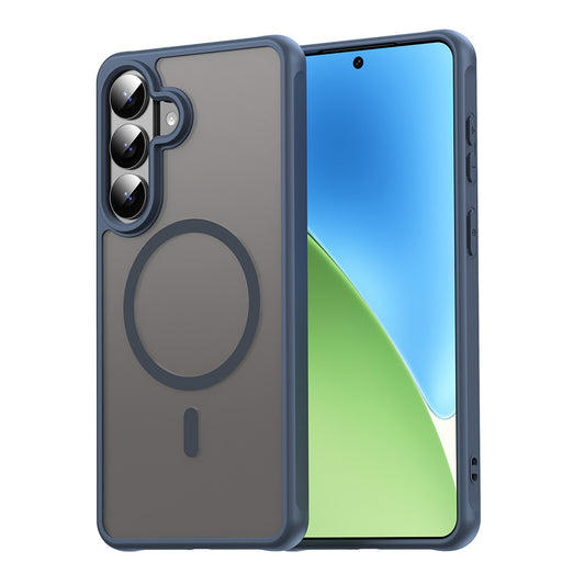 MagSafe-deksel for Samsung Galaxy S26 Plus, Techsuit, HaloFrost II, Marineblå