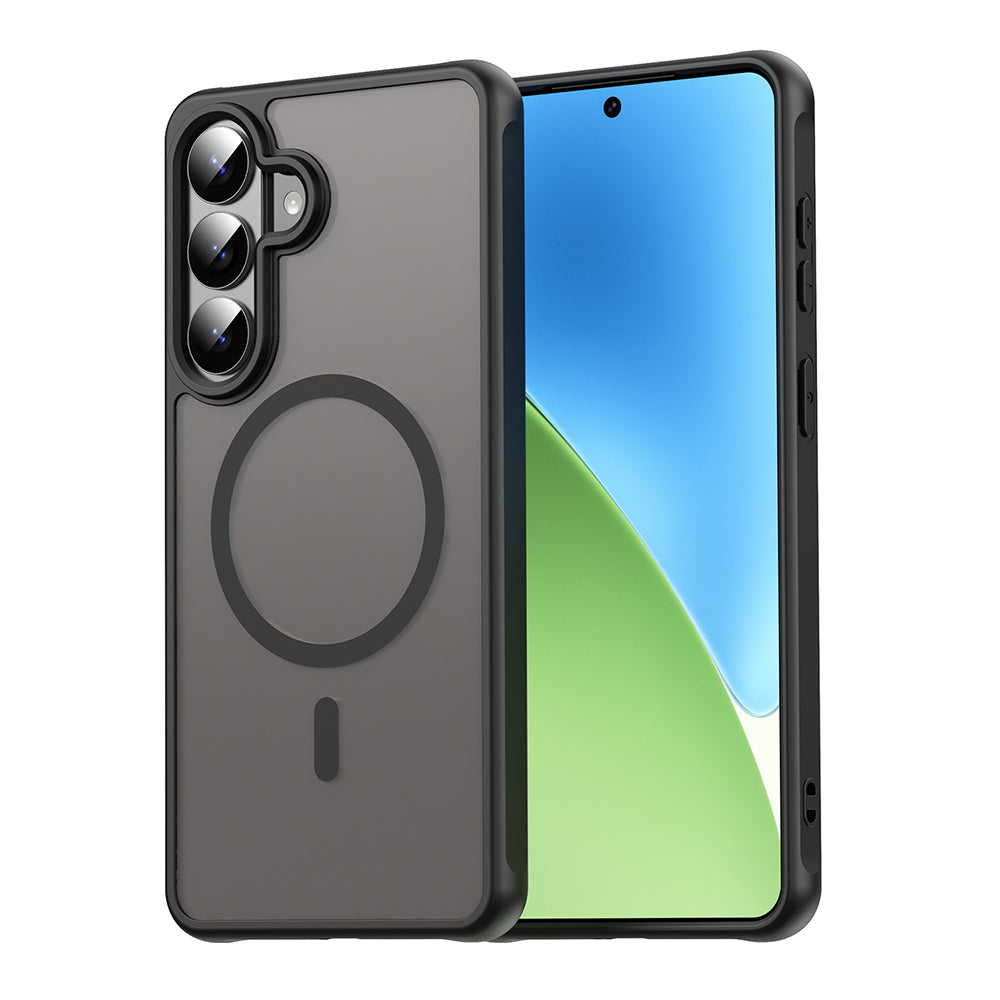 MagSafe-deksel for Samsung Galaxy S26 Plus, Techsuit, HaloFrost II, Svart