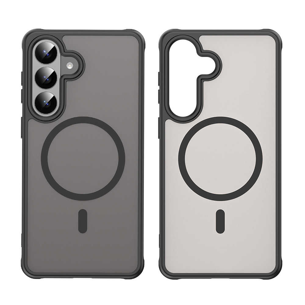 MagSafe-deksel for Samsung Galaxy S26 Plus, Techsuit, HaloFrost II, Svart