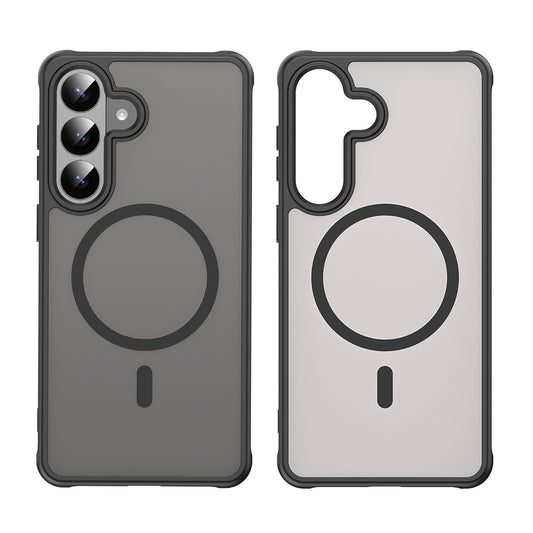 MagSafe-deksel for Samsung Galaxy S26 Plus, Techsuit, HaloFrost II, Svart