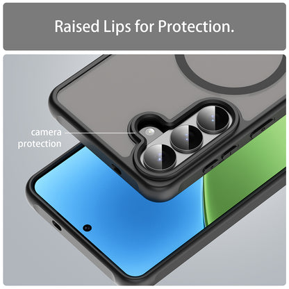 MagSafe-deksel for Samsung Galaxy S26 Plus, Techsuit, HaloFrost II, Svart