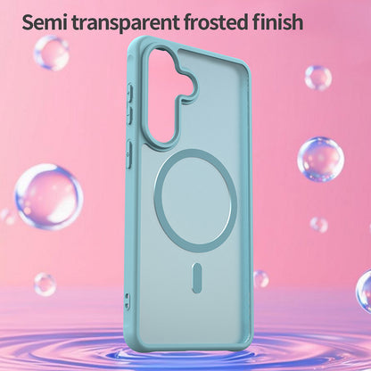 MagSafe-deksel for Samsung Galaxy S26 Plus, Techsuit, HaloFrost II, Lys Grønn