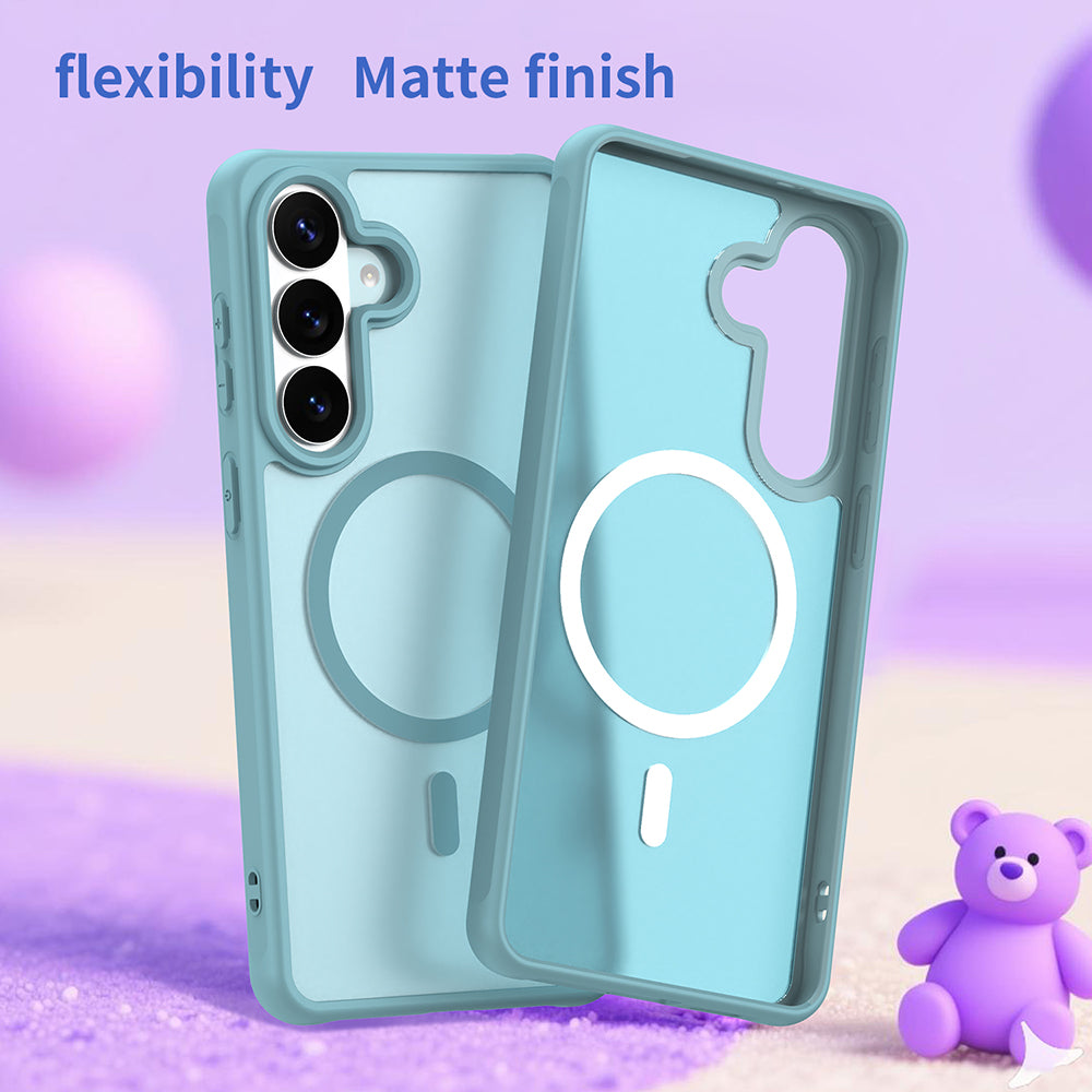 MagSafe-deksel for Samsung Galaxy S26 Plus, Techsuit, HaloFrost II, Lys Grønn