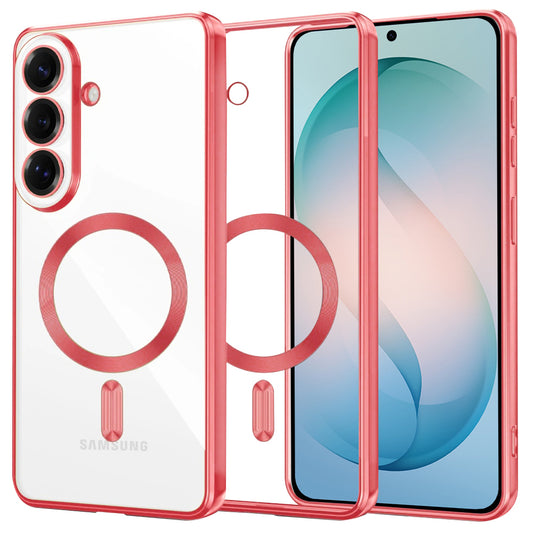 MagSafe-deksel for Samsung Galaxy S26 Plus, Techsuit, Luxury Crystal, Rosa