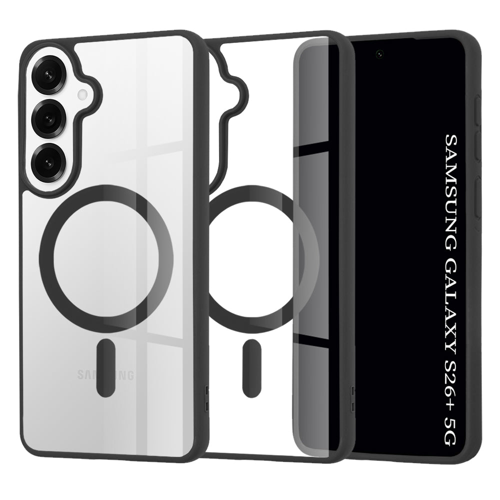 MagSafe-deksel for Samsung Galaxy S26 Plus S947, Techsuit, Pro, Svart