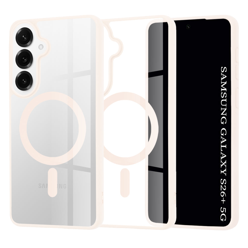 MagSafe-deksel for Samsung Galaxy S26 Plus S947, Techsuit, Pro, Rosa