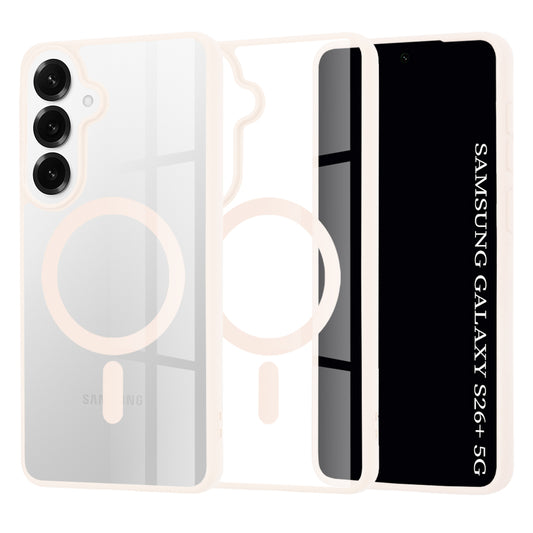 MagSafe-deksel for Samsung Galaxy S26 Plus, Techsuit, Pro, Rosa