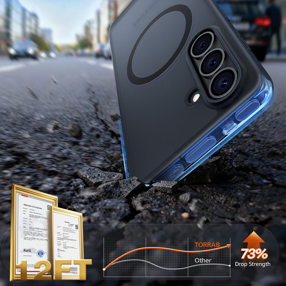 MagSafe-deksel for Samsung Galaxy S26 Plus, Torras, Guardian, Svart