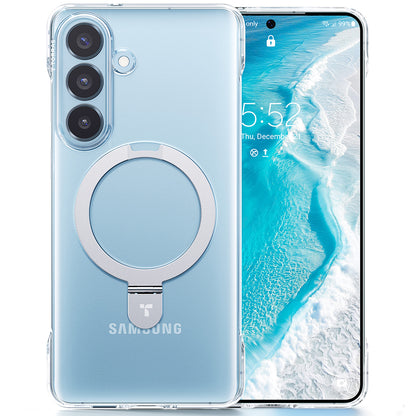 MagSafe-deksel for Samsung Galaxy S26 Plus, Torras, Ostand Slim, Gjennomsiktig