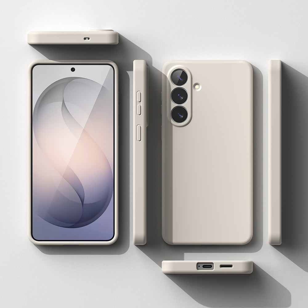 MagSafe-deksel for Samsung Galaxy S26, Ringke, Silikon, Krem