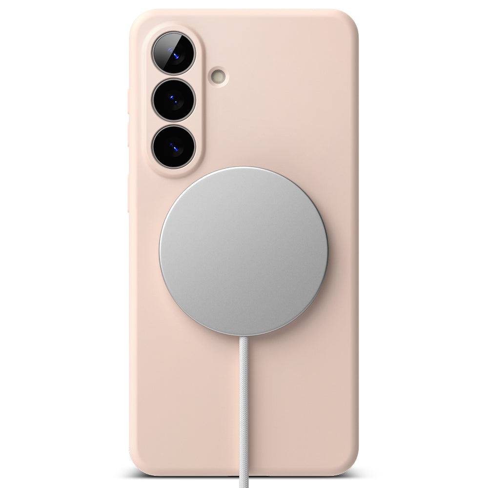 MagSafe-deksel for Samsung Galaxy S26, Ringke, Silikon, Rosa