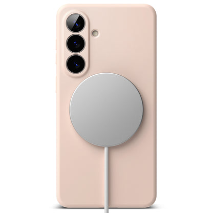 MagSafe-deksel for Samsung Galaxy S26, Ringke, Silikon, Rosa