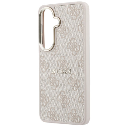 MagSafe-deksel for Samsung Galaxy S26 S942, Guess, 4G Embossed Ring, Rosa