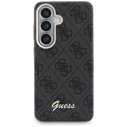 MagSafe-deksel for Samsung Galaxy S26 S942, Guess, 4G Script Logo, Svart