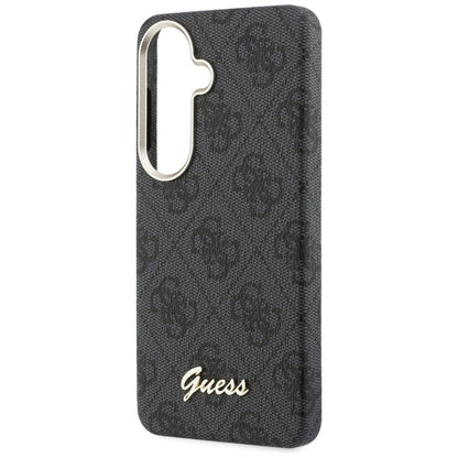 MagSafe-deksel for Samsung Galaxy S26 S942, Guess, 4G Script Logo, Svart