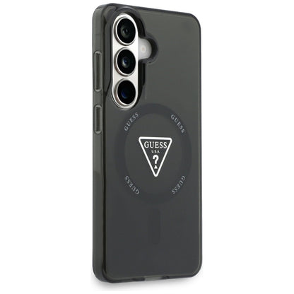 MagSafe-deksel for Samsung Galaxy S26 S942, Guess, IML Gradient Triangle Logo, Svart