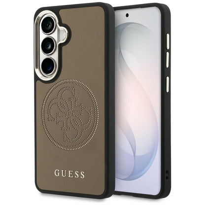 MagSafe-deksel for Samsung Galaxy S26 S942, Guess, Perforated Logo, Brun