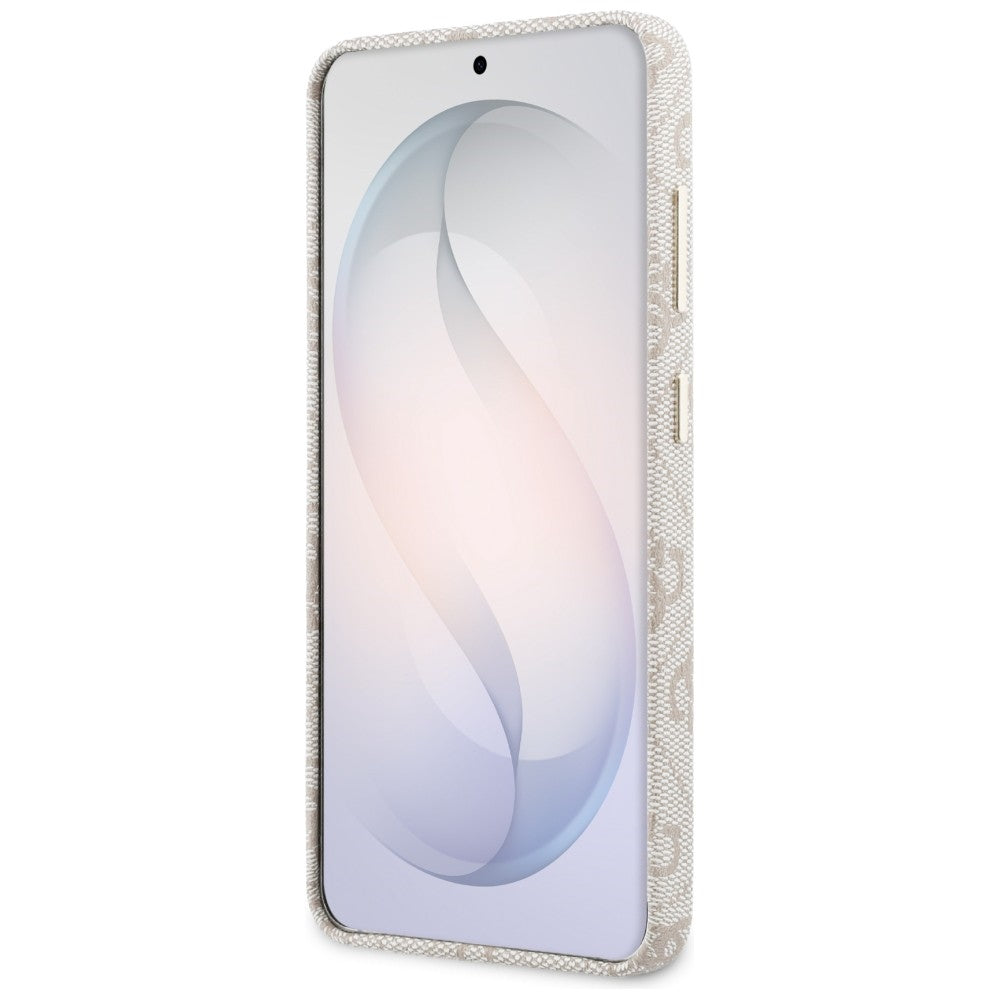 MagSafe-deksel for Samsung Galaxy S26 S942, Guess, Rhinestone Round Logo, Rosa