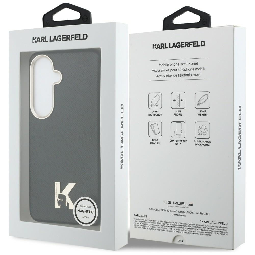 MagSafe-deksel for Samsung Galaxy S26 S942, Karl Lagerfeld, Karl Head Logo, Svart