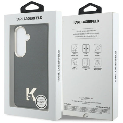 MagSafe-deksel for Samsung Galaxy S26 S942, Karl Lagerfeld, Karl Head Logo, Svart