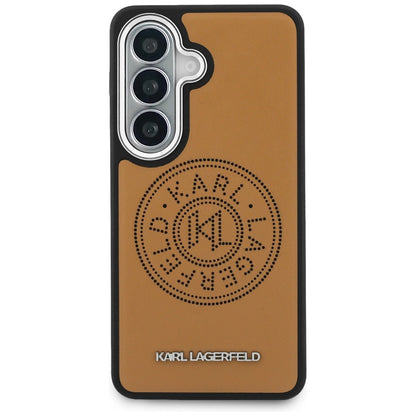 MagSafe-deksel for Samsung Galaxy S26 S942, Karl Lagerfeld, Karl Round Point Logo, Brun