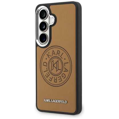 MagSafe-deksel for Samsung Galaxy S26 S942, Karl Lagerfeld, Karl Round Point Logo, Brun