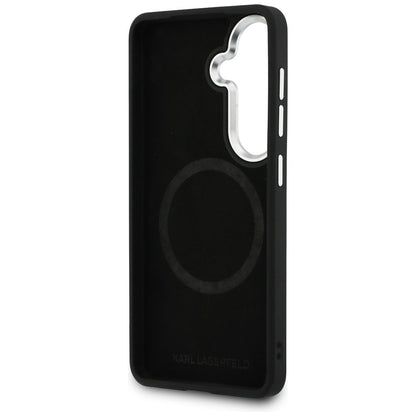 MagSafe-deksel for Samsung Galaxy S26 S942, Karl Lagerfeld, Karl Round Point Logo, Brun