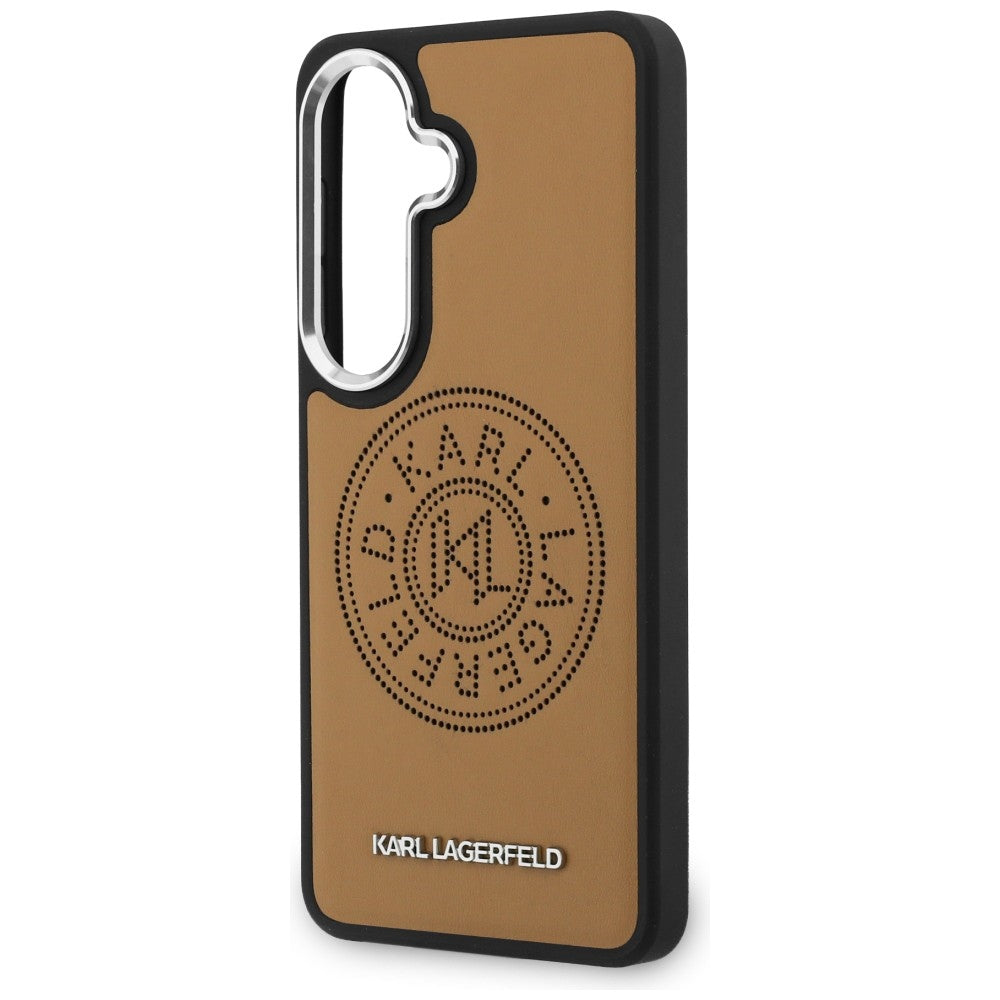 MagSafe-deksel for Samsung Galaxy S26 S942, Karl Lagerfeld, Karl Round Point Logo, Brun
