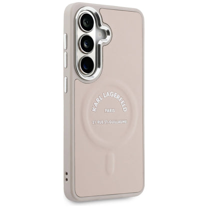 MagSafe-deksel for Samsung Galaxy S26 S942, Karl Lagerfeld, Karl RSG-logo, rosa
