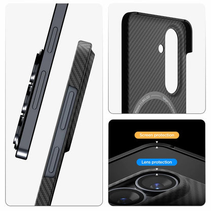 MagSafe-deksel for Samsung Galaxy S26 S942, Spigen, Air Skin, Svart ACS11059