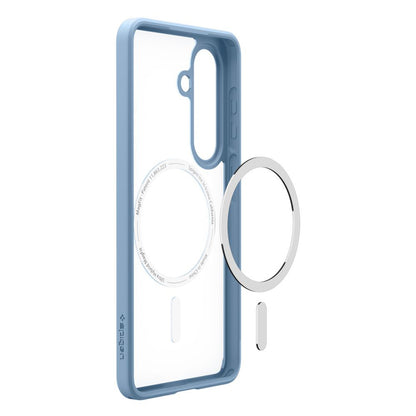 MagSafe-deksel for Samsung Galaxy S26 S942, Spigen, Ultra Hybrid, Blå ACS11219