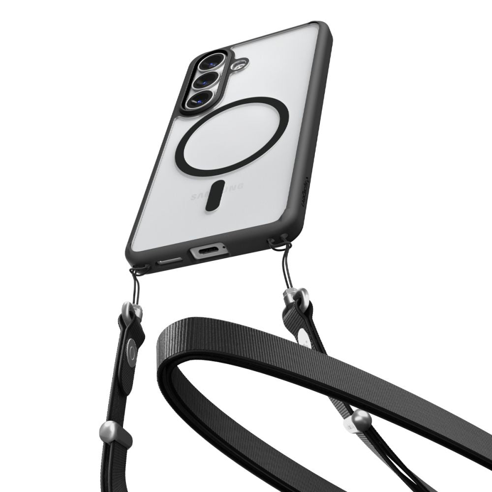 MagSafe-deksel for Samsung Galaxy S26 S942, Spigen, Ultra Hybrid, Matt Svart ACS10735