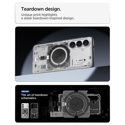 MagSafe-deksel for Samsung Galaxy S26 S942, Spigen, Ultra Hybrid Neo One, Gjennomsiktig ACS11218