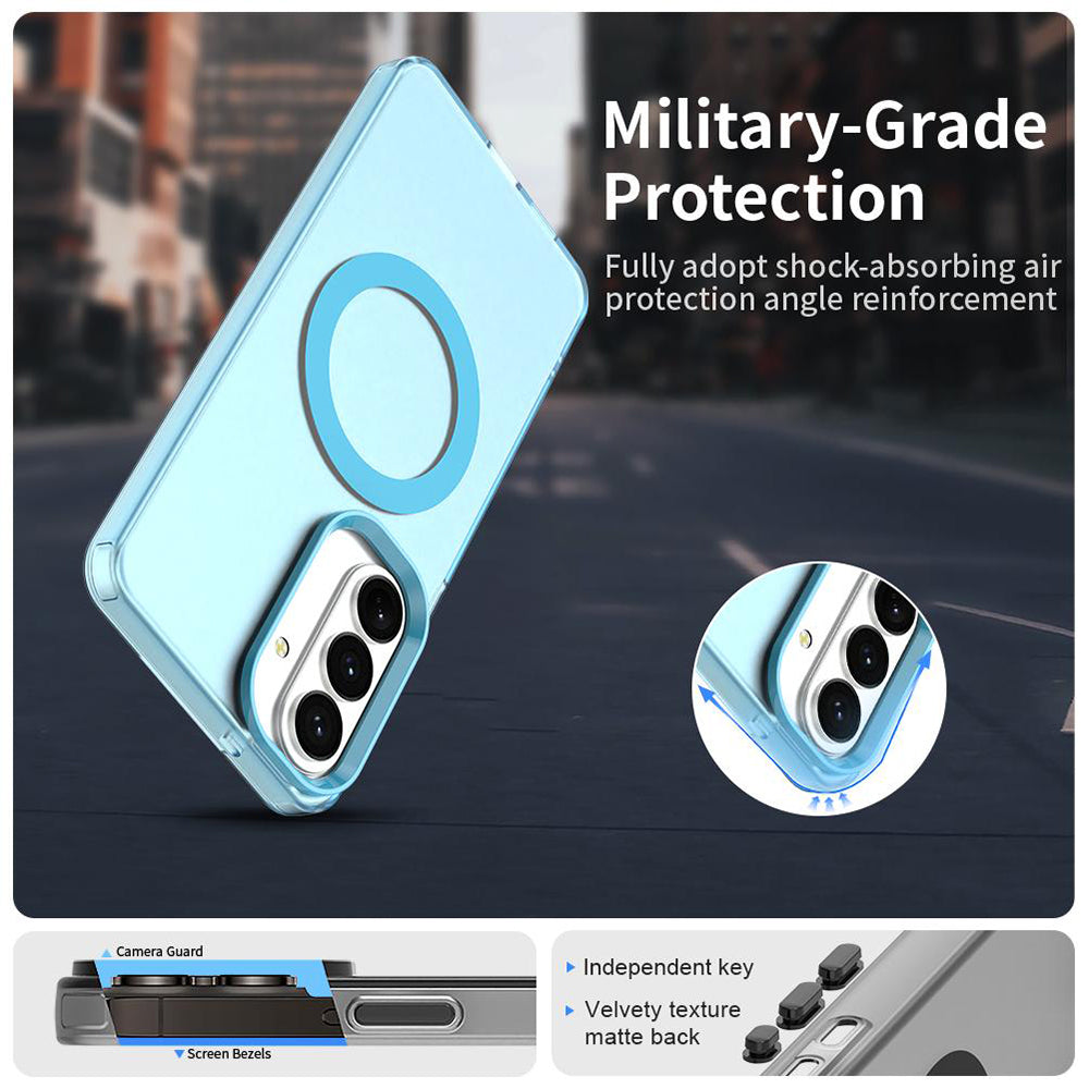 MagSafe-deksel for Samsung Galaxy S26, Techsuit, CandyCase, Blå