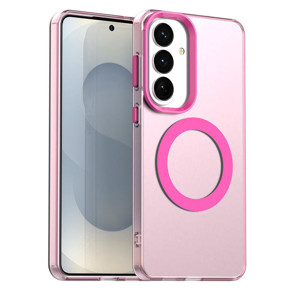MagSafe-deksel for Samsung Galaxy S26 S942, Techsuit, CandyCase, Rosa