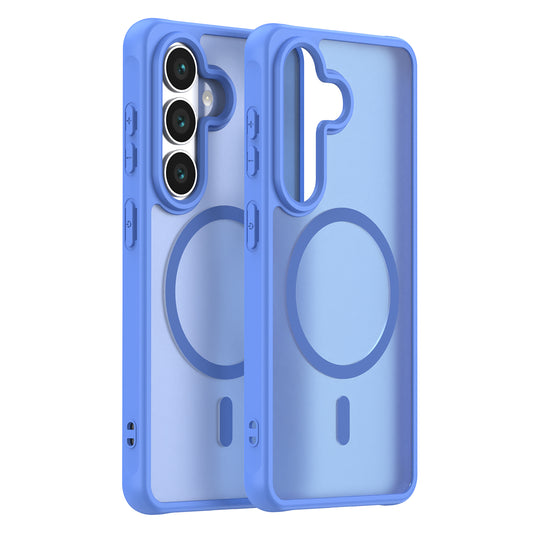 MagSafe-deksel for Samsung Galaxy S26, Techsuit, HaloFrost II, Blå