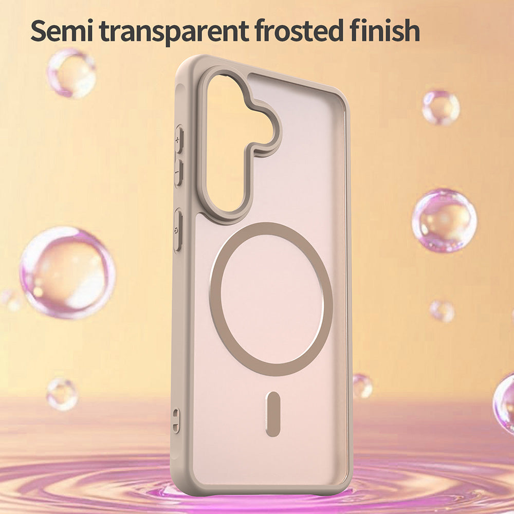 MagSafe-deksel for Samsung Galaxy S26, Techsuit, HaloFrost II, Gull