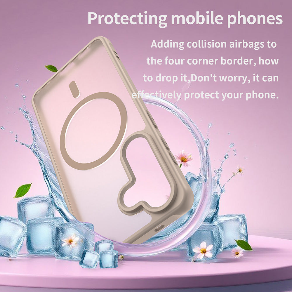 MagSafe-deksel for Samsung Galaxy S26, Techsuit, HaloFrost II, Gull