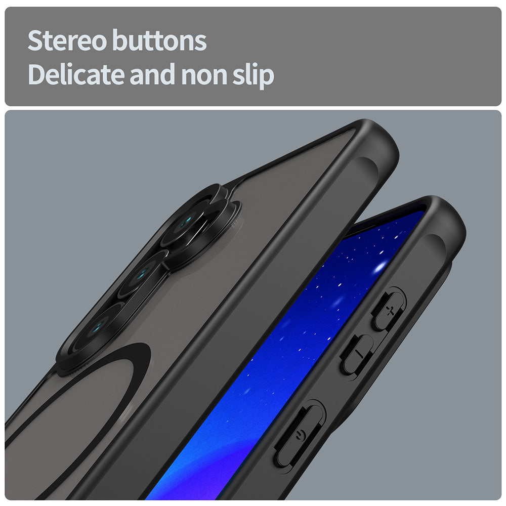 MagSafe-deksel for Samsung Galaxy S26, Techsuit, HaloFrost II, Svart