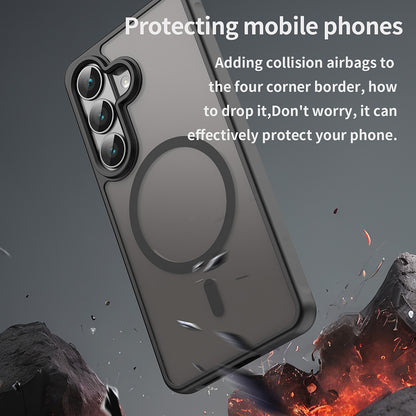 MagSafe-deksel for Samsung Galaxy S26, Techsuit, HaloFrost II, Svart