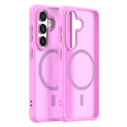 MagSafe-deksel for Samsung Galaxy S26 S942, Techsuit, HaloFrost II, Rosa
