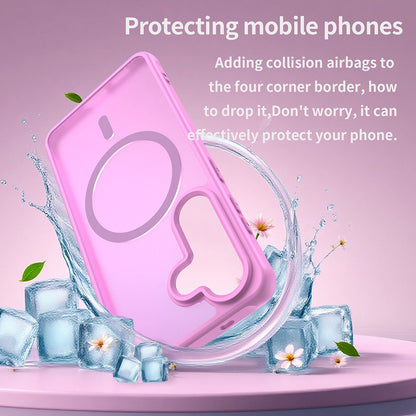 MagSafe-deksel for Samsung Galaxy S26 S942, Techsuit, HaloFrost II, Rosa
