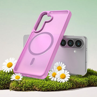 MagSafe-deksel for Samsung Galaxy S26 S942, Techsuit, HaloFrost II, Rosa