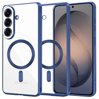 MagSafe-deksel for Samsung Galaxy S26, Techsuit, Luxury Crystal, Mørkeblå