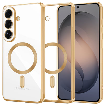 MagSafe-deksel for Samsung Galaxy S26, Techsuit, Luxury Crystal, Gull