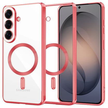 MagSafe-deksel for Samsung Galaxy S26, Techsuit, Luxury Crystal, Rød