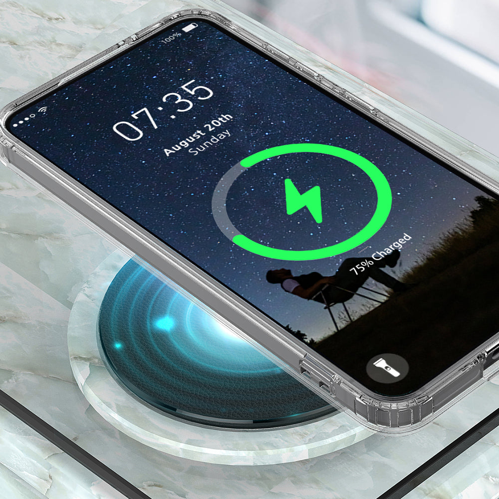 MagSafe-deksel for Samsung Galaxy S26 S942, Techsuit, Pro, Gjennomsiktig
