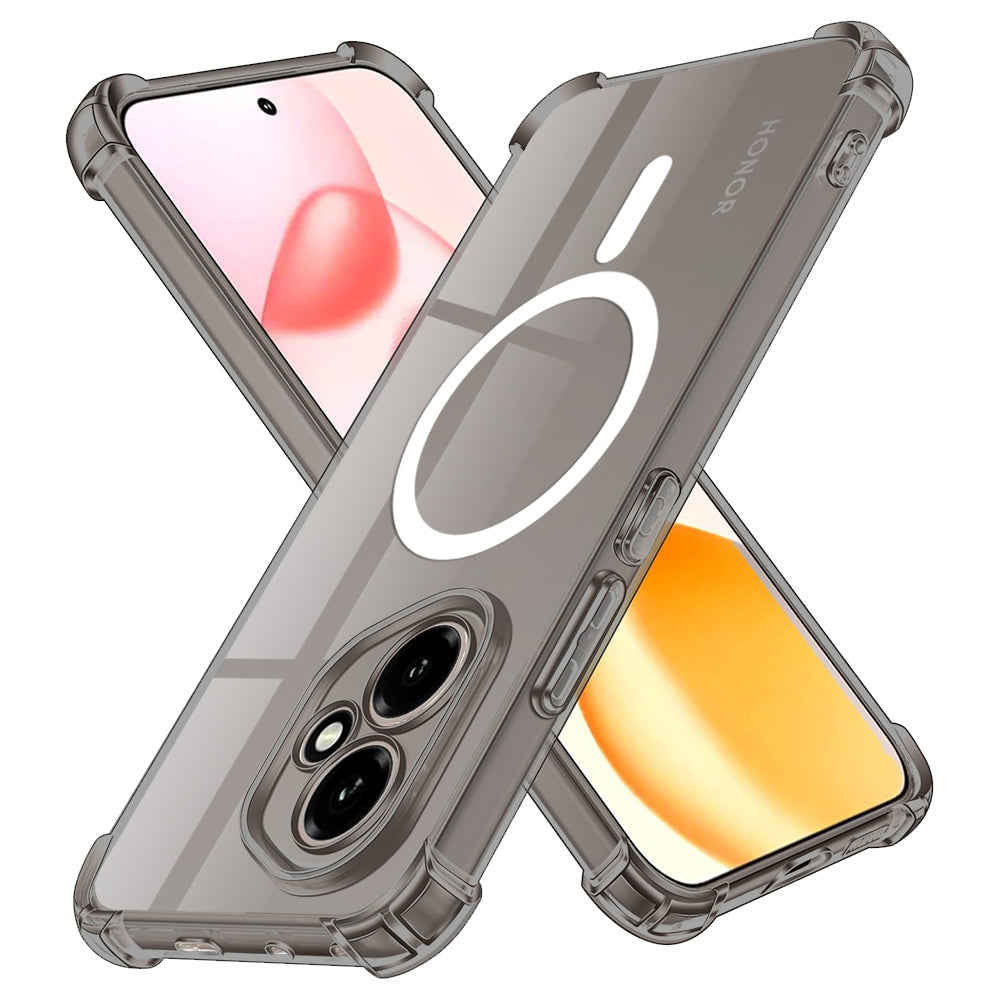 MagSafe-deksel for Samsung Galaxy S26 S942, Techsuit, Støtsikker, Røykfarget