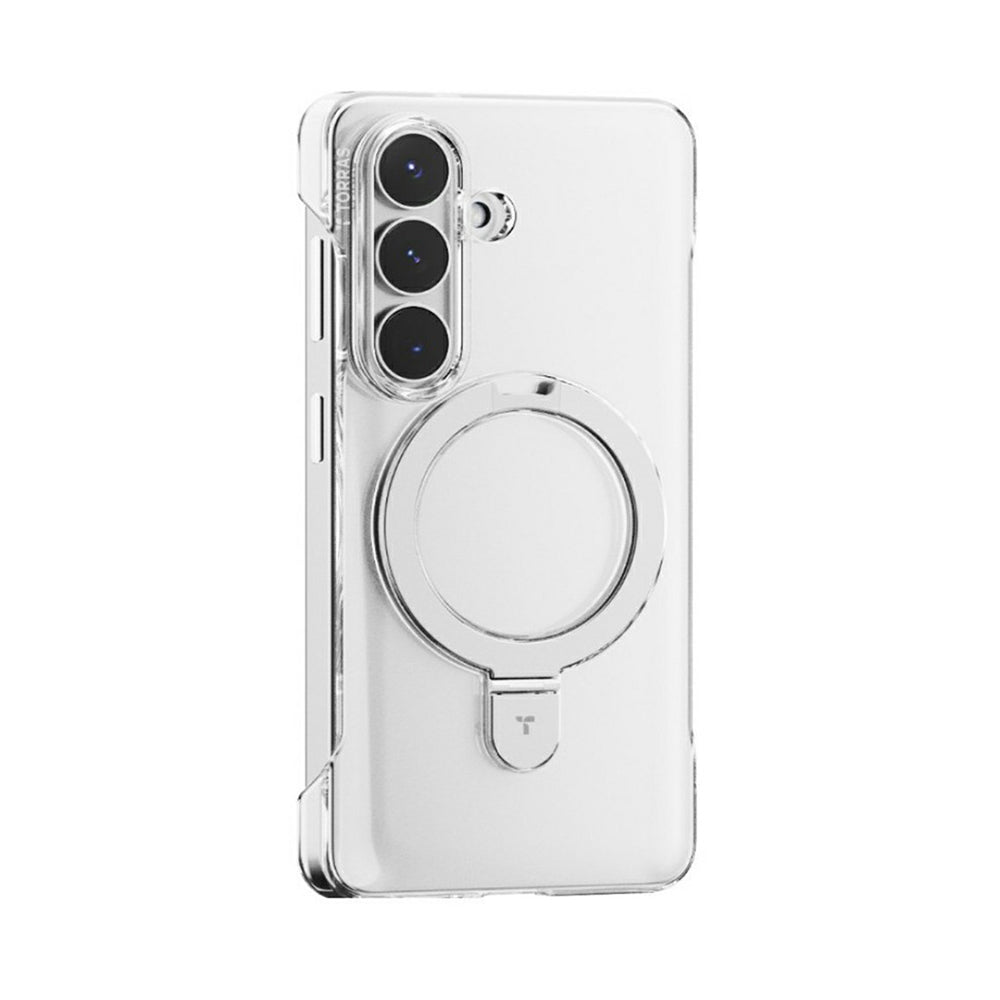 MagSafe-deksel for Samsung Galaxy S26 S942, Torras, Ostand Slim, Gjennomsiktig